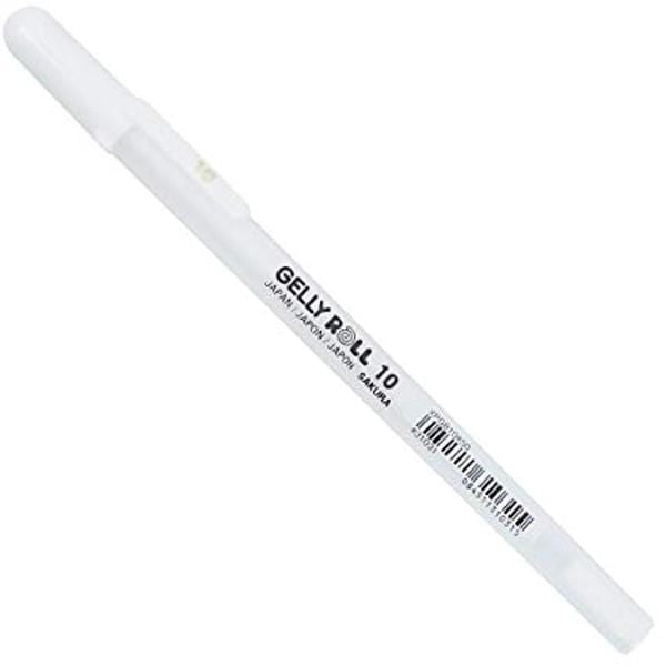 SAKURA GEL PEN WHITE 10 Sakura Gelly Roll Pens