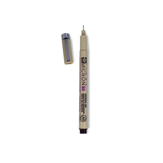 Colori per hobby | Set di penne tecniche Sakura Pigma Micron 3 fineliners a brush pen | tonalità Colori per hobby | Set di penne tecniche Sakura Pigma Micron 3 fineliners a brush pen | tonalità