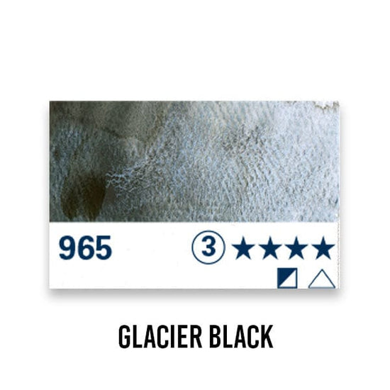 Schmincke Glacier Black Schmincke - Horadam Aquarell - Super Granulation Watercolour - 15mL Tubes
