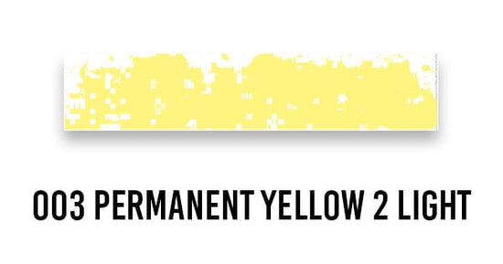Schmincke SOFT PASTEL 003 Permanent Yellow 2 Light Schmincke - Extra-Soft Artists' Pastels - Individual Light Tints (Series M)