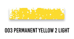 Schmincke SOFT PASTEL 003 Permanent Yellow 2 Light Schmincke - Extra-Soft Artists' Pastels - Individual Pure Colours (Series D)