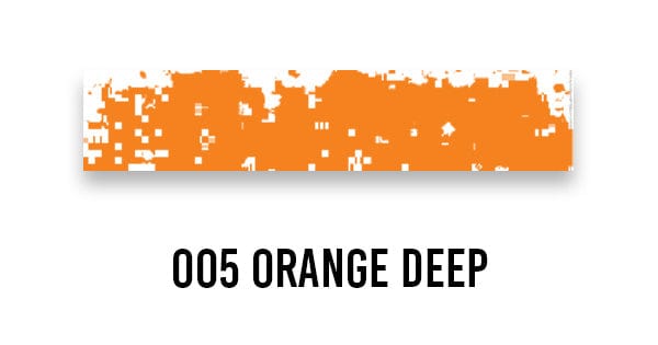 Schmincke SOFT PASTEL 005 Orange Deep Schmincke - Extra-Soft Artists' Pastels - Individual Pure Colours (Series D)