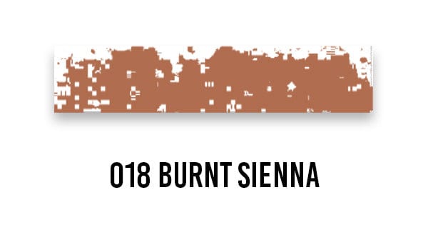 Schmincke SOFT PASTEL 018 Burnt Sienna Schmincke - Extra-Soft Artists' Pastels - Individual Medium Tints (Series H)