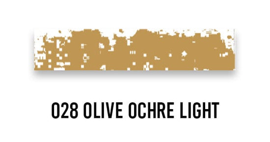 Schmincke SOFT PASTEL 028 Olive Ochre Light Schmincke - Extra-Soft Artists' Pastels - Individual Pure Colours (Series D)