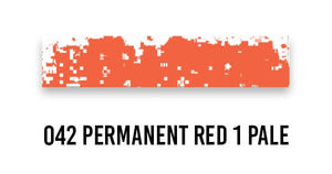 Schmincke SOFT PASTEL 042 Permanent Red 1 Pale Schmincke - Extra-Soft Artists' Pastels - Individual Pure Colours (Series D)