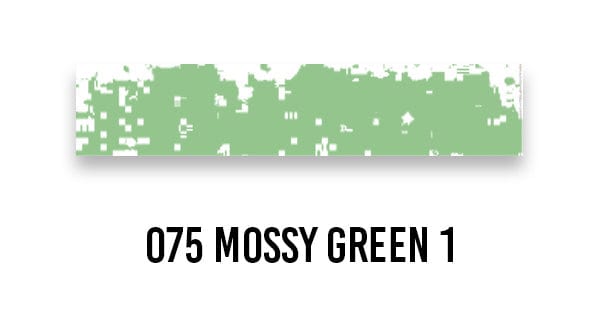Schmincke SOFT PASTEL 075 Mossy Green 1 Schmincke - Extra-Soft Artists' Pastels - Individual Pure Colours (Series D)