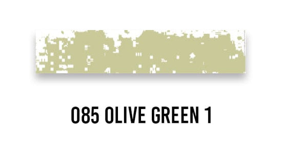 Schmincke SOFT PASTEL 085 Olive Green 1 Schmincke - Extra-Soft Artists' Pastels - Individual Extra Tints (Series O)