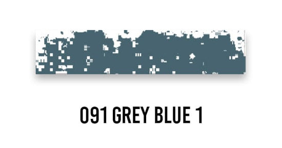 Schmincke SOFT PASTEL 091 Grey Blue 1 Schmincke - Extra-Soft Artists' Pastels - Individual Pure Colours (Series D)