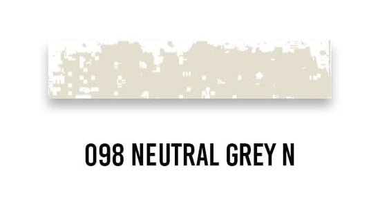 Schmincke SOFT PASTEL 098 Neutral Grey N Schmincke - Extra-Soft Artists' Pastels - Individual Neutral Tints