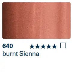 Schmincke Water Colour Ink Burnt Sienna 640 Schmincke - Aqua Drop - Liquid Watercolour - 30mL Bottles