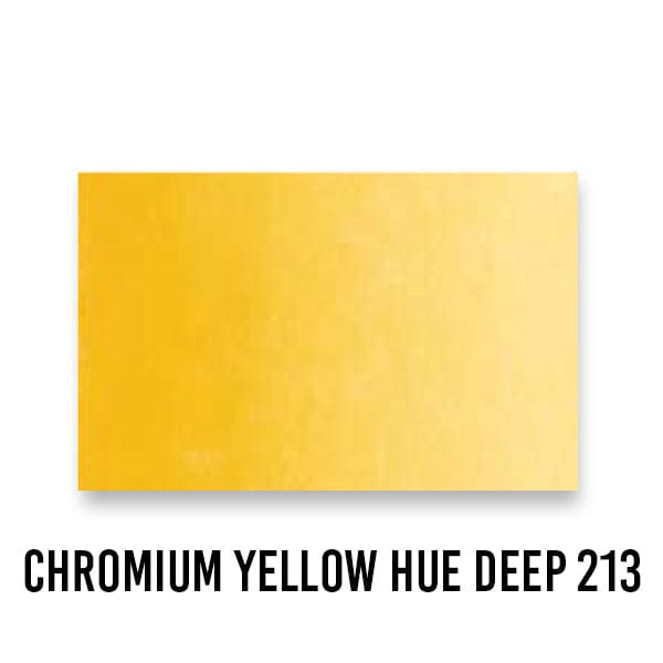 Schmincke WATERCOLOUR HALF-PAN Chromium Yellow Hue Deep 213 Schmincke - Horadam Aquarell - Watercolour Half Pans - Series 2