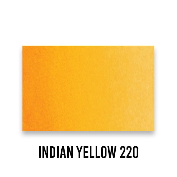 Schmincke WATERCOLOUR HALF-PAN Indian Yellow 220 Schmincke - Horadam Aquarell - Watercolour Half Pans - Series 2
