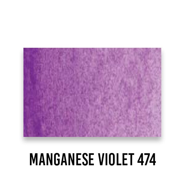 Schmincke WATERCOLOUR HALF-PAN Manganese Violet 474 Schmincke - Horadam Aquarell - Watercolour Half Pans - Series 3