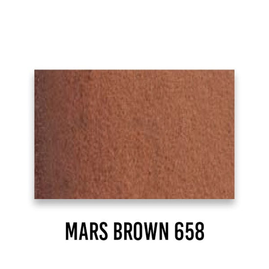 Schmincke WATERCOLOUR HALF-PAN Mars Brown 658 Schmincke - Horadam Aquarell - Watercolour Half Pans - Series 2