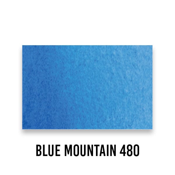 Schmincke WATERCOLOUR HALF-PAN Mountain Blue 480 Schmincke - Horadam Aquarell - Watercolour Half Pans - Series 1