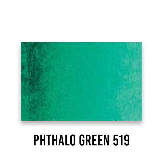 Schmincke WATERCOLOUR HALF-PAN Phthalo Green 519 Schmincke - Horadam Aquarell - Watercolour Half Pans - Series 1