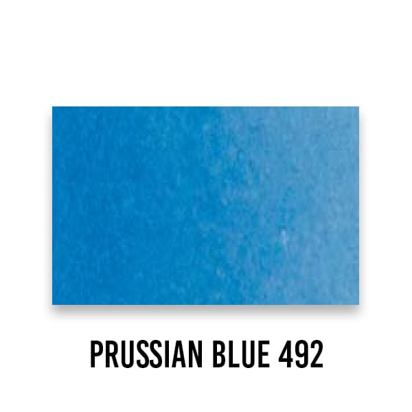 Schmincke WATERCOLOUR HALF-PAN Prussian Blue 492 Schmincke - Horadam Aquarell - Watercolour Half Pans - Series 1