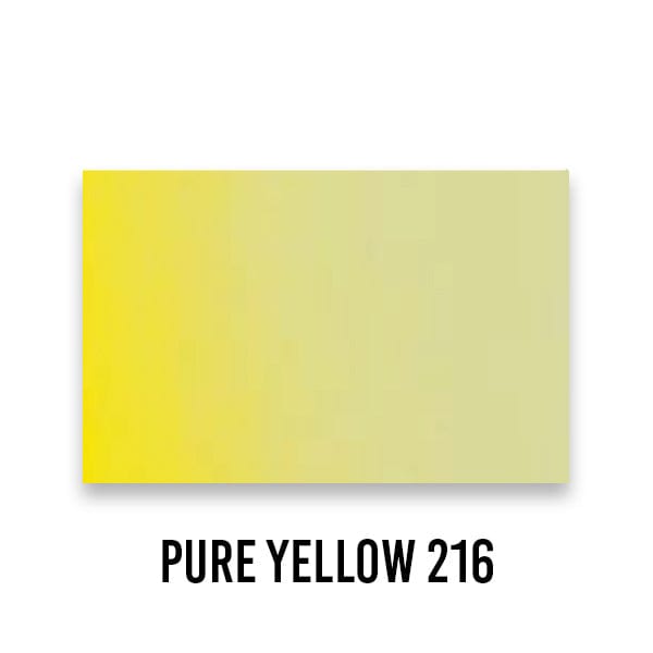 Schmincke WATERCOLOUR HALF-PAN Pure Yellow 216 Schmincke - Horadam Aquarell - Watercolour Half Pans - Series 2