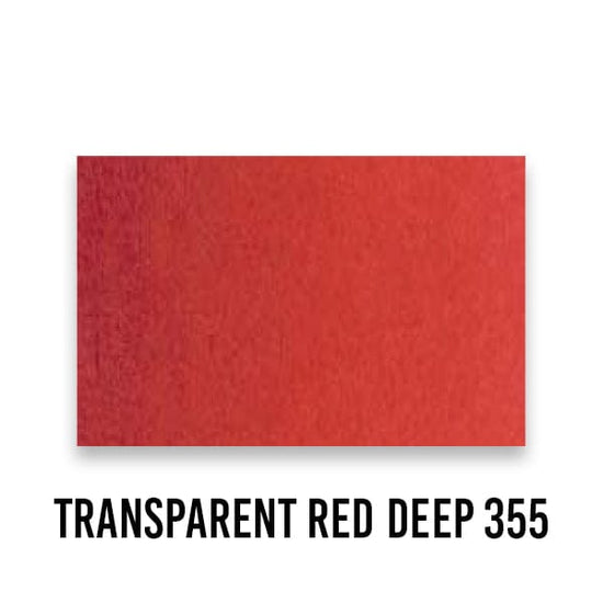 Schmincke WATERCOLOUR HALF-PAN Transparent Red Deep 355 Schmincke - Horadam Aquarell - Watercolour Half Pans - Series 1