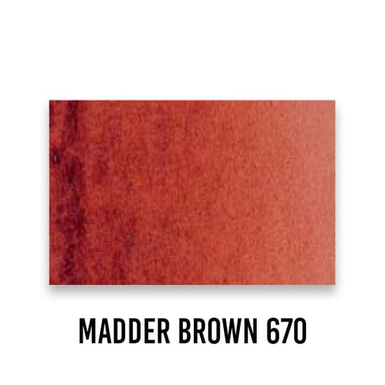 Schmincke WATERCOLOUR Madder Brown 670 Schmincke - Horadam Aquarell - Artists' Watercolour - 15mL Tubes - Series 2