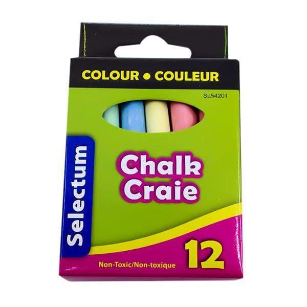 SELECTUM CHALK Selectum Colourful Chalk - 12 Pack