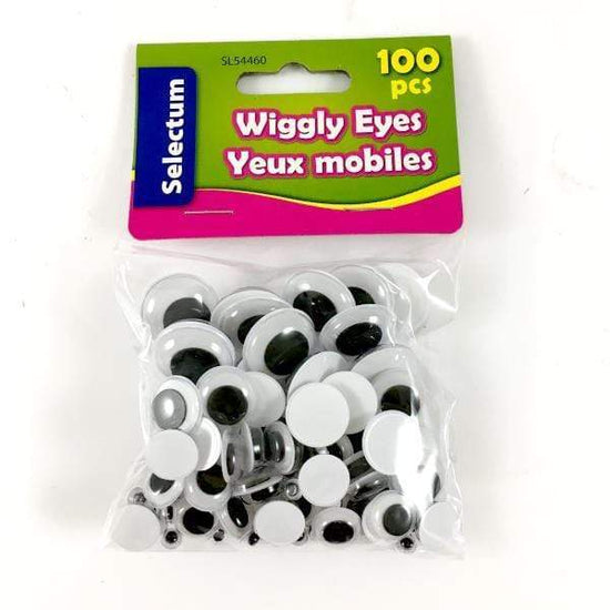 SELECTUM GOOGLY EYES Wiggly Eyes Pack of 100