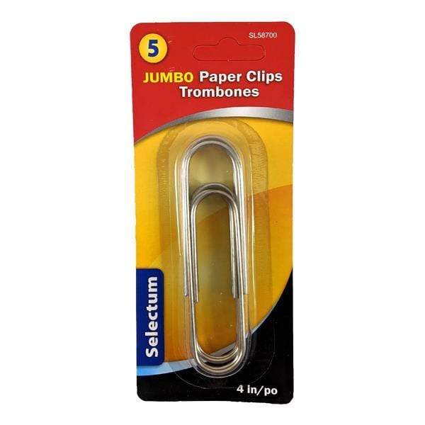 SELECTUM PAPER CLIPS Paper Clips - Jumbo Silver