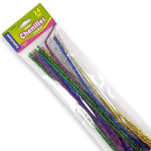 SELECTUM PIPE CLEANERS Pipe Cleaners - 12" Glitter