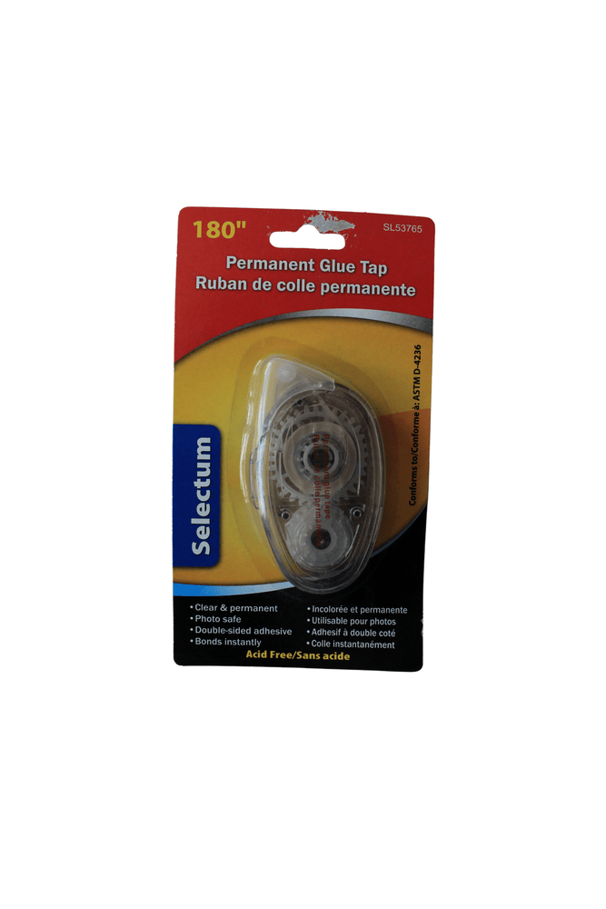 
                
                    Load image into Gallery viewer, SELECTUM Selectum - Permanent Glue Tape - Roll-On - Acid Free - item# SL53765
                
            
