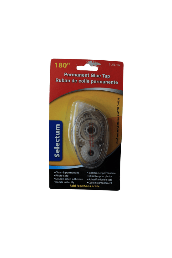 SELECTUM Selectum - Permanent Glue Tape - Roll-On - Acid Free - item# SL53765