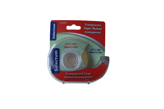 SELECTUM Selectum - Transparent Tape - 3/4"x108feet - Item# SL36430