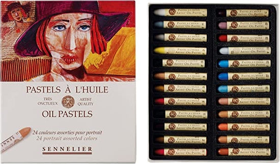 Sennelier Oil Pastel Set Sennelier - Oil Pastels - 24 Portrait Colours Set - Item #N132520.243