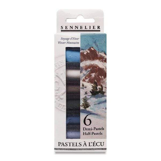 SENNELIER XTRA SOFT PASTEL SET Sennelier - Extra Soft Pastel Set - 6 Pieces - Winter Mountains - item# N132288.07