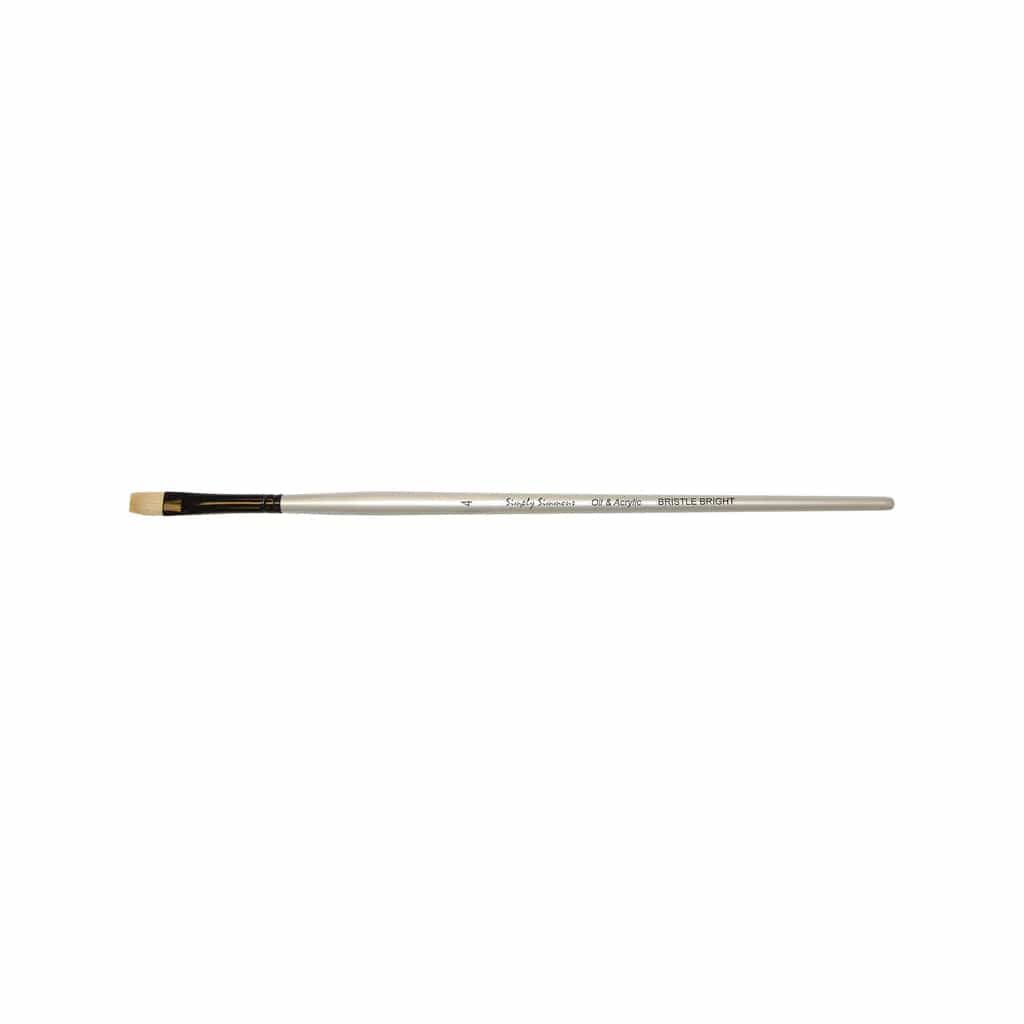 SIMPLY SIMMONS Bristle Brush #4 Simply Simmons - Bristle Brushes - Bright Flat