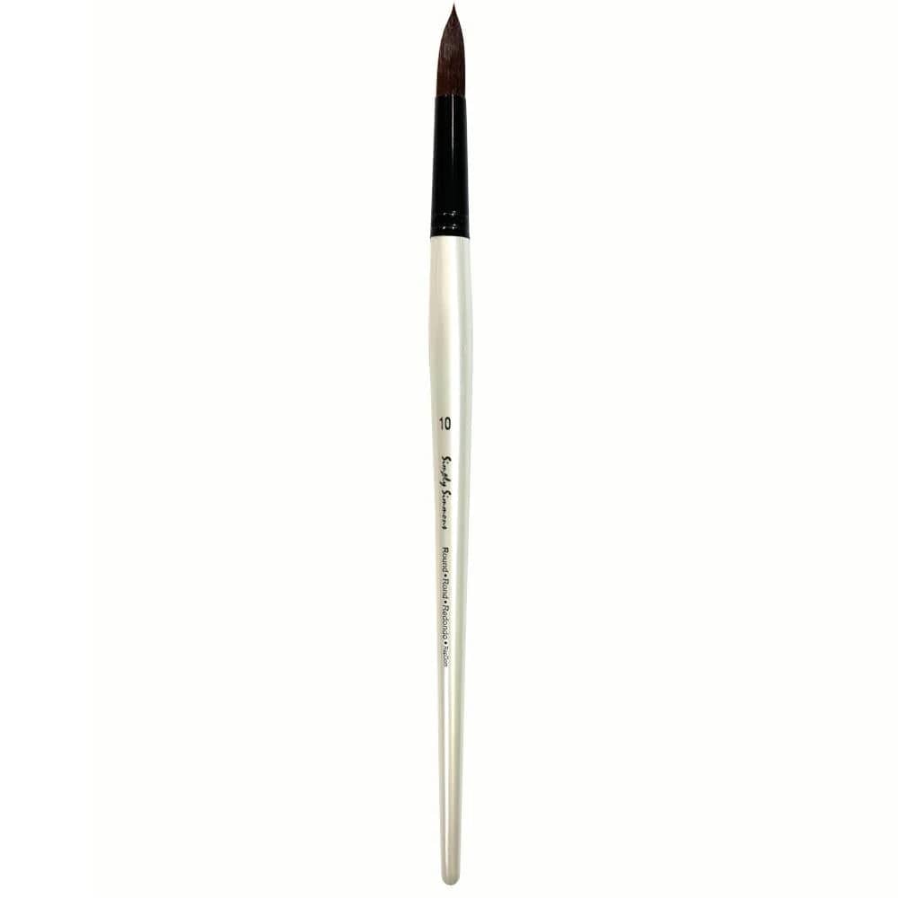 SIMPLY SIMMONS Synthetic Brush Simply Simmons - Burgundy Synthetic Brushes - Round