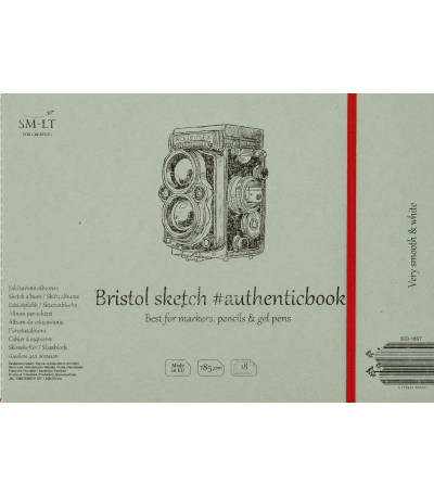 Load image into Gallery viewer, SM-LT Bristol Pad - Smooth SM-LT Authentic Book Sketch - Bristol 5EB-18ST
