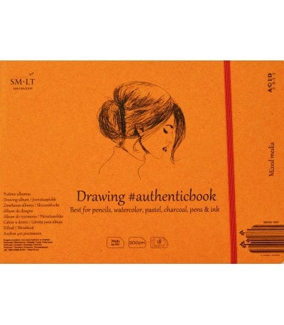 SM-LT Mixed Media Pad - Stitchbound SM-LT - Authentic - Mixed Media Pad - 200gsm - 18 Sheets - Item #5MIXB-18ST