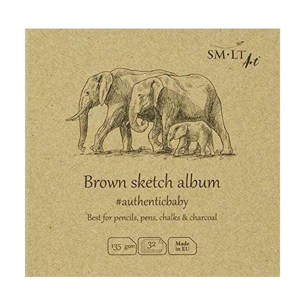 SM-LT SM-LT - Layflat Sketch Album - Brown - 3.5 x 3.5" - Item #FB-32(135)/NTB/9