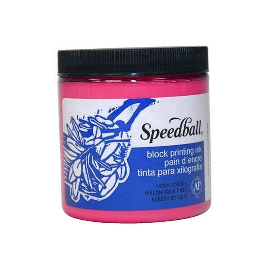 Speedball Water-Soluble Block Printing Ink, 8-Ounce, Violet