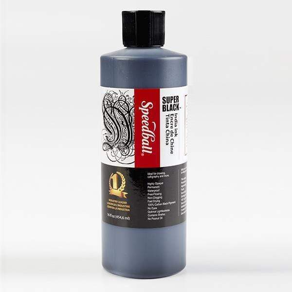 Speedball Super Black India Ink 2oz