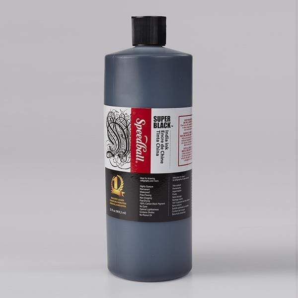 Speedball Super Black India Ink 2oz