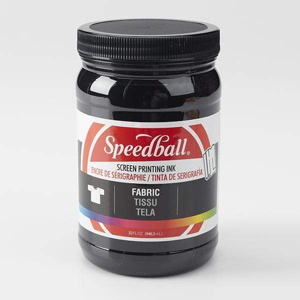 SPEEDBALL FABRIC SCREEN INK BLACK Speedball Fabric Screen Ink 32oz