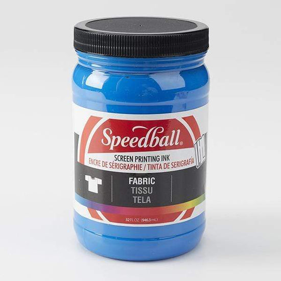 SPEEDBALL FABRIC SCREEN INK BLUE Speedball Fabric Screen Ink 32oz