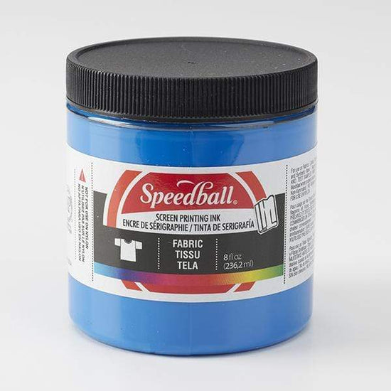 Load image into Gallery viewer, SPEEDBALL FABRIC SCREEN INK BLUE Speedball Fabric Screen Ink 8oz
