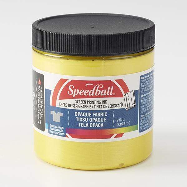 Valley Litho Supply. Speedball Opaque Citrine Fabric Ink - 8 oz