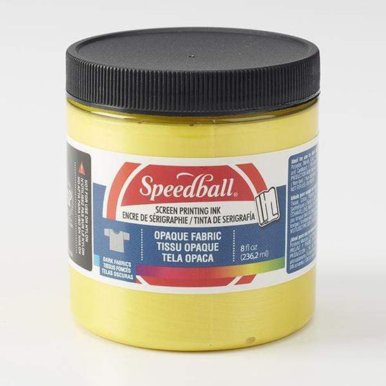 Load image into Gallery viewer, SPEEDBALL FABRIC SCREEN INK CITRINE Speedball Opaque Fabric Screen Ink 8oz
