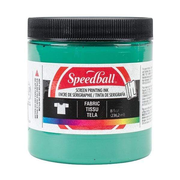 Load image into Gallery viewer, SPEEDBALL FABRIC SCREEN INK GREEN Speedball Fabric Screen Ink 8oz
