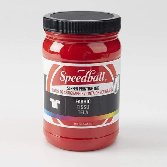 SPEEDBALL FABRIC SCREEN INK RED Speedball Fabric Screen Ink 32oz