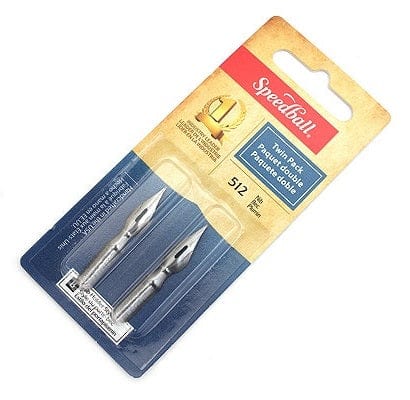 SPEEDBALL Pen Nib Speedball - Pen Nibs - #512 - 2 Pack - Item #9480