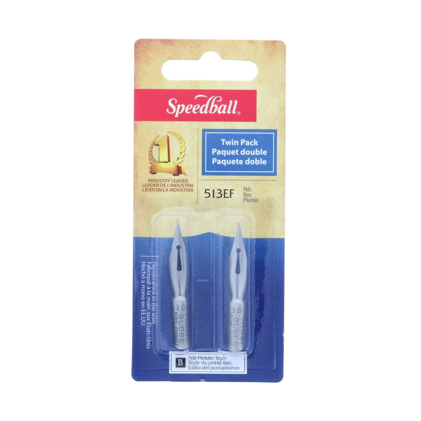 SPEEDBALL Pen Nib Speedball - Pen Nibs - #513EF - 2 Pack - Item #9481